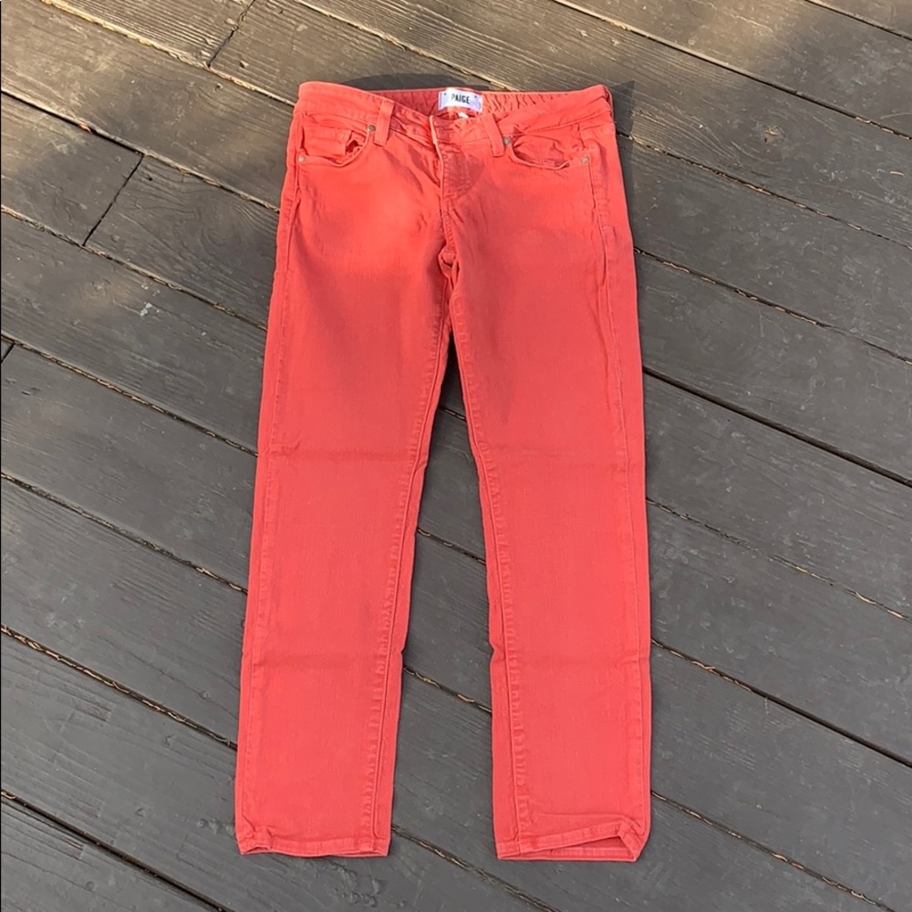 Paige Skyline Ankle Peg Jeans. Size 29